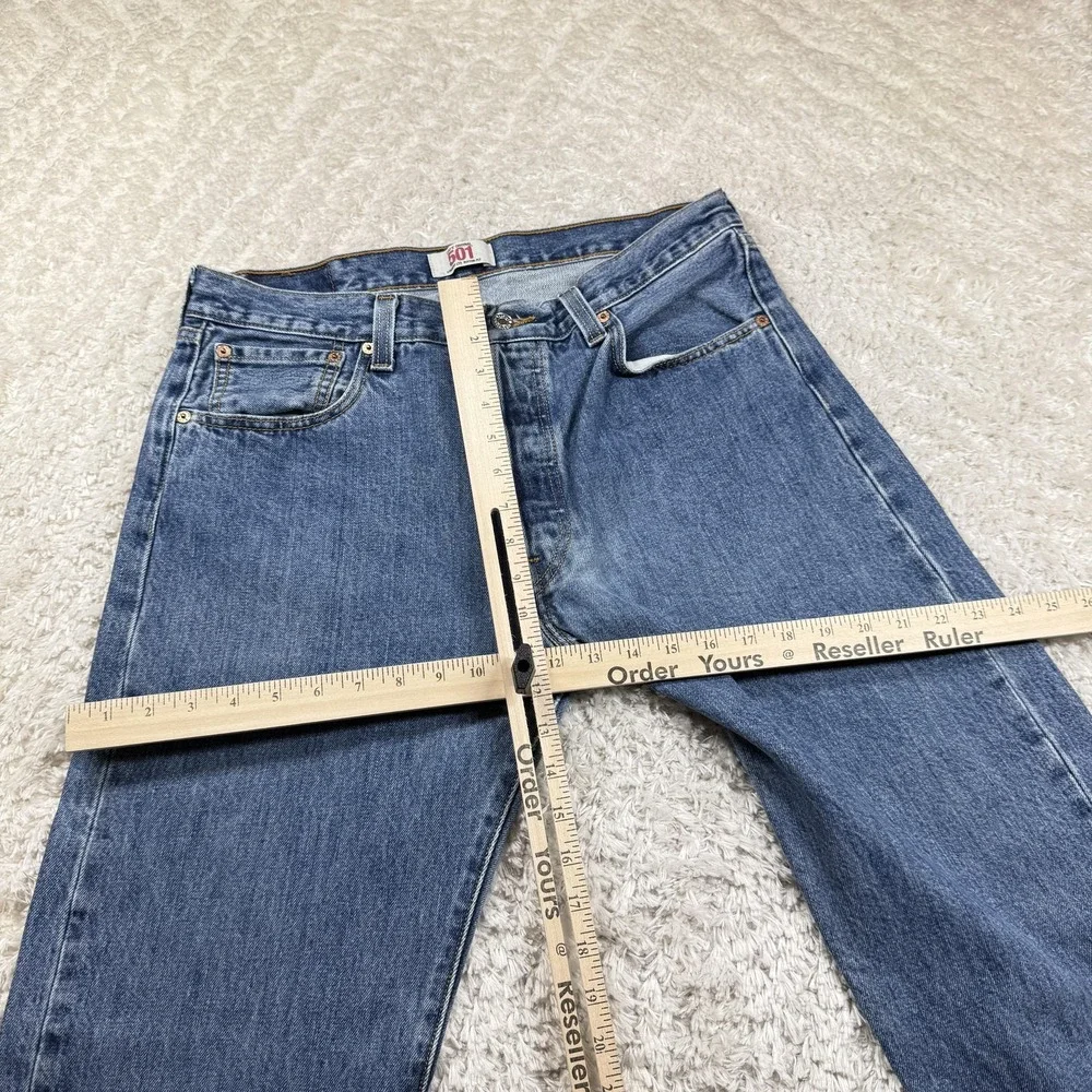 Vintage Levis 501 XX 90's Jeans Mens 35x34 Straight Leg Button Fly Red Tab Y2K